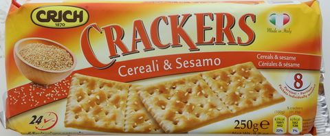 Crich Crackers Cereals & Sesame 250g