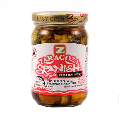 Zaragoza Spanish Style Sardines in Corn Oil 220g