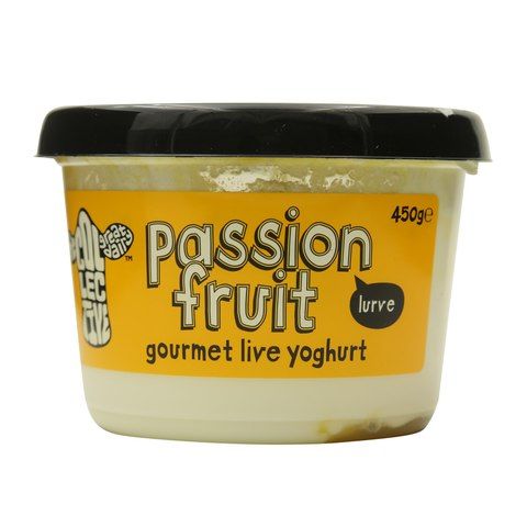 The Collective's Passion Fruit Gourmet Live Yoghurt 450g