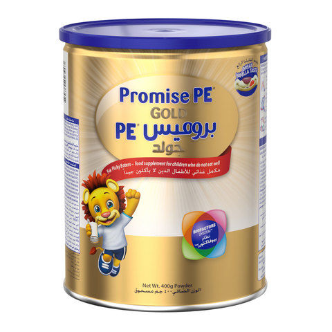 Wyeth Nutrition Promise PE (Picky Eater) GOLD, 1-10 Years Premium Milk Powder for Kids 400g