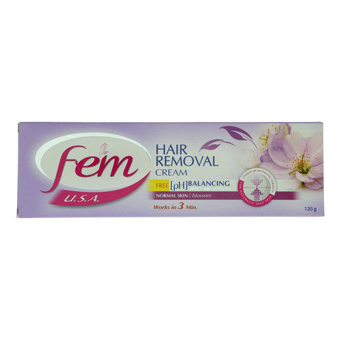 Fem Normal Skin Hair Removal Cream With Lotion 120G