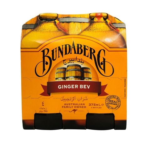 Bundaberg Ginger Bev 375mlx4