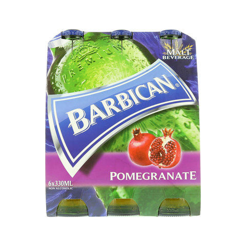 Barbican Pomegranate Non Alcoholic Malt Beverage 330mlx6