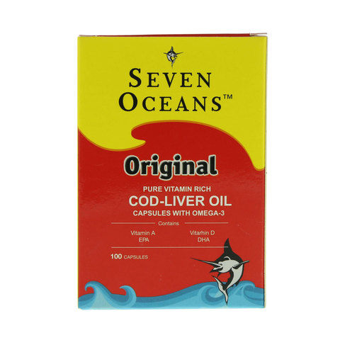 Seven Oceans Original Cod-Liver Oil 100 Capsules