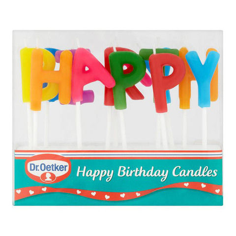 Dr. Oetker happy Birthday Candles 19g