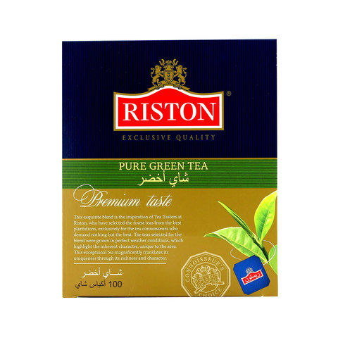 Riston Pure Green Tea Bags 100's