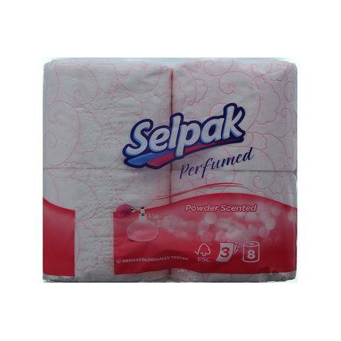 Selpak Toilet paper Spa with scent powder 8 rolls