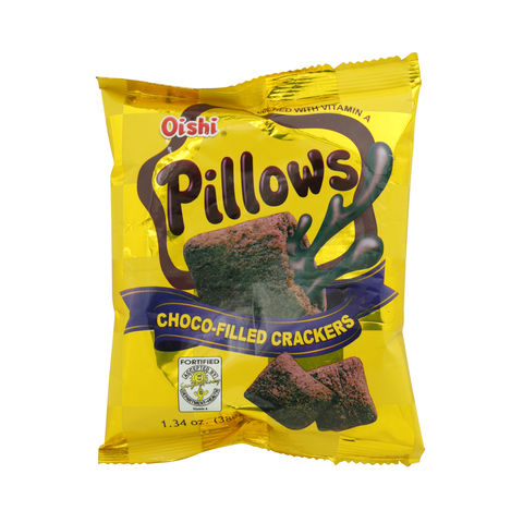 Oishi Pillows Choco-Filled Crackers 38g