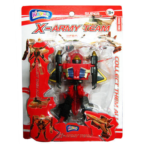 Kidzpro Trans Robot X-Foramry Team 4 Assorted