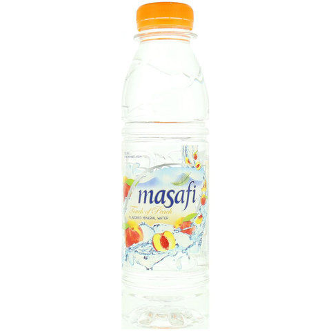 Masafi Touch of Peach Flavored Water 500ml