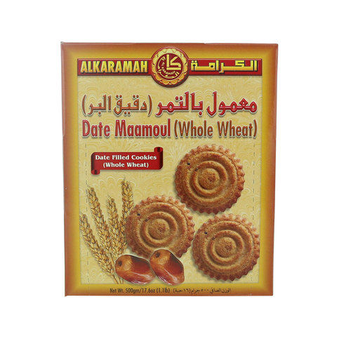 Alkaramah Date Maamoul Whole Wheat 500g