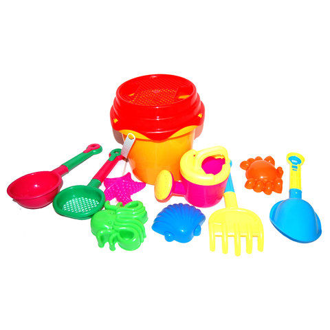 Chamdol Beach Bucket With Beach Accessories