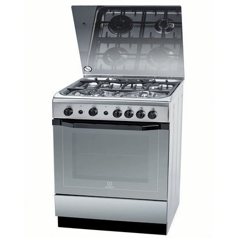 Indesit 60X60 Cm Gas Cooker I6TG1GXGHEX 4Burners