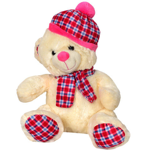 Cuddles Bear Checks Med 36Cm