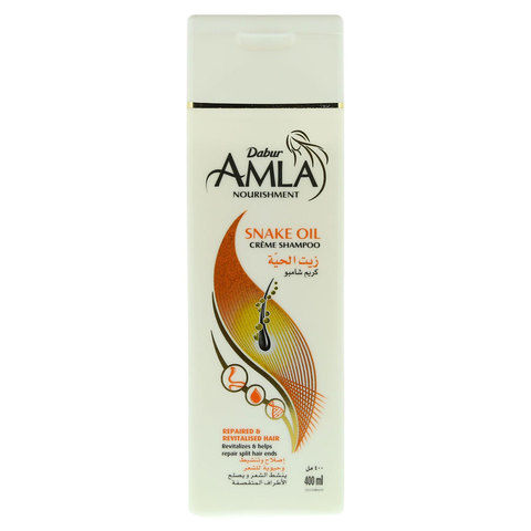 Dabur Amla Nourishment Snake Oil Creme Shampoo 400ml