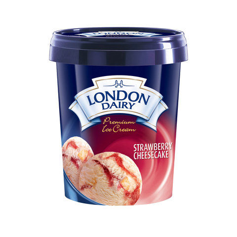 London Dairy Ice Cream Strawberry Cheesecake 500ml