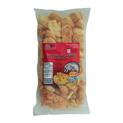 Aling Conching Native Products Fish Flavored Crackers Hot & Spicy 100g