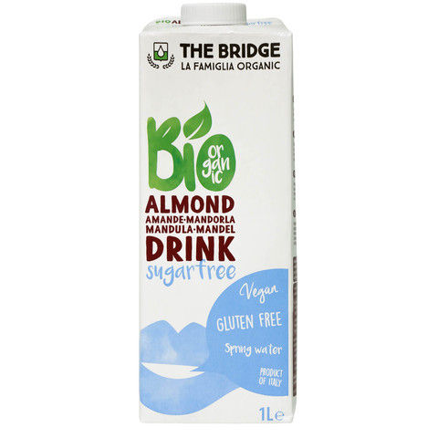 The Bridge Bio Almond Un-Sweetened 1l