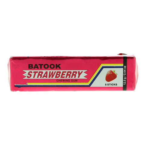 Batook Strawberry Chewing Gum 12.5g