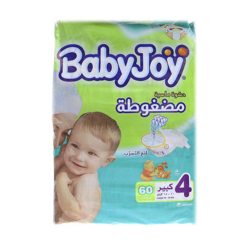 Babyjoy Diapers Size 4 Large 60 Counts Buy Online In Pakistan At Desertcart Pk Productid 97327900