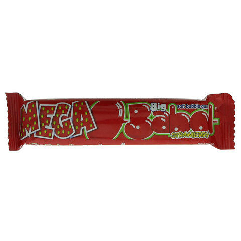 Big Babol Strawberry Mega Soft Bubble Gum 27g