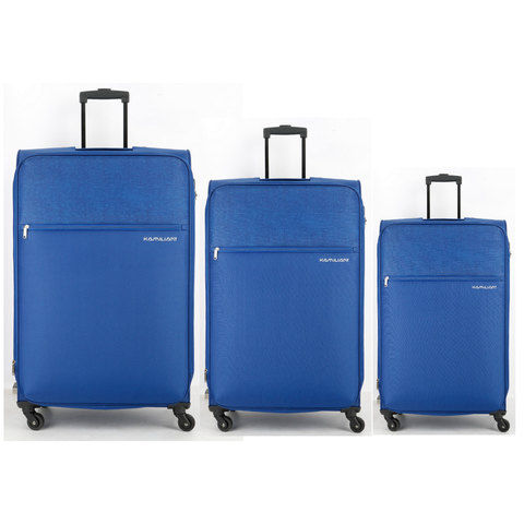 Kam Shifu 4W 3Pcs Trolley Bagset Blu(55-66-77)