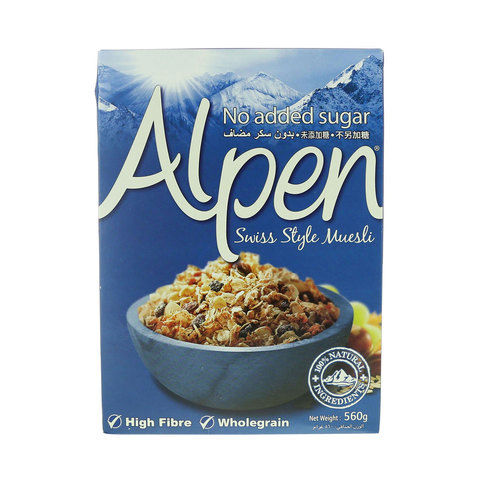 Alpen No Added Sugar Swiss Style Muesli 560g