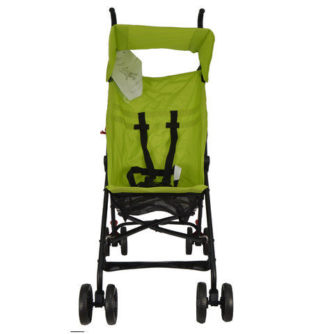 green umbrella stroller