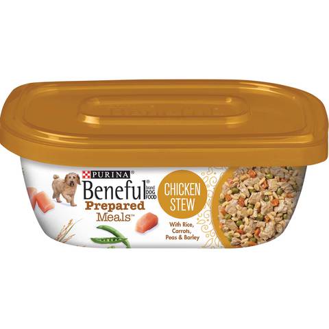 Purina Beneful Prepared Dog Food Meal Chicken Stew Tub 283g