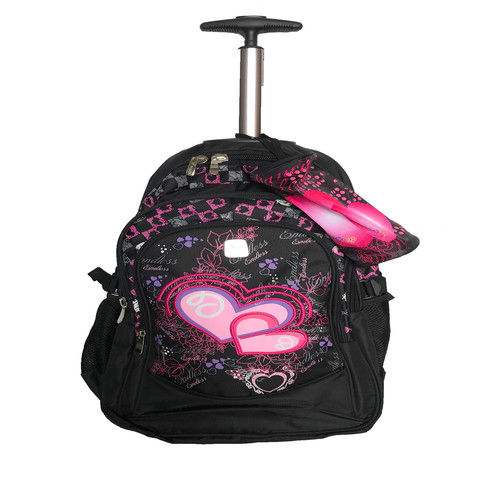 Wires Blk Sgl Hndl Trolley 19"+ Pc