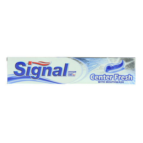 Signal Center Fresh With Mouthwash Toothpaste 120ml