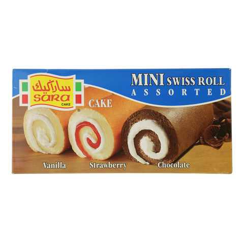 Sara Cake Mini Swiss Roll Assorted 20g x20