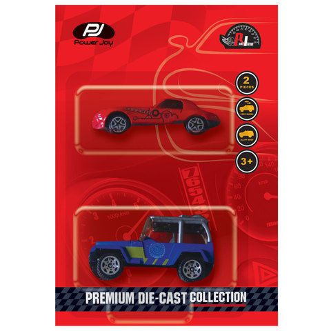 Power Joy Premium Die Cast 2In1 1:64 Assorted