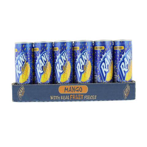 Rani Float Mango Fruit Drink with Real Fruit Pieces 180mlx24