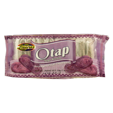 Laura's Otap Sugar Biscuits Ube Flavored 210g
