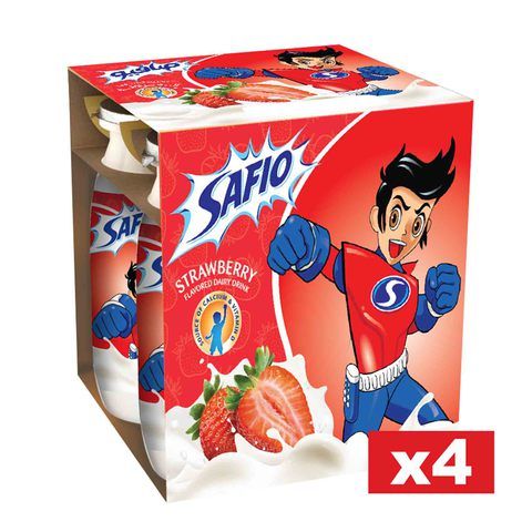 Safio Yoghurt Drink 93mlX4Strawberry