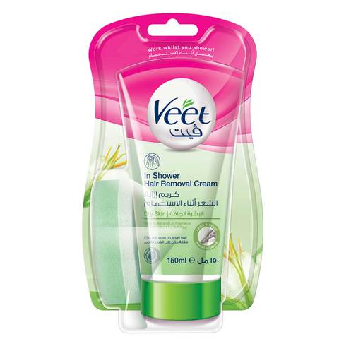 Veet Shea Butter & Lily Fragrance in Shower Hair Removal Cream 150ml