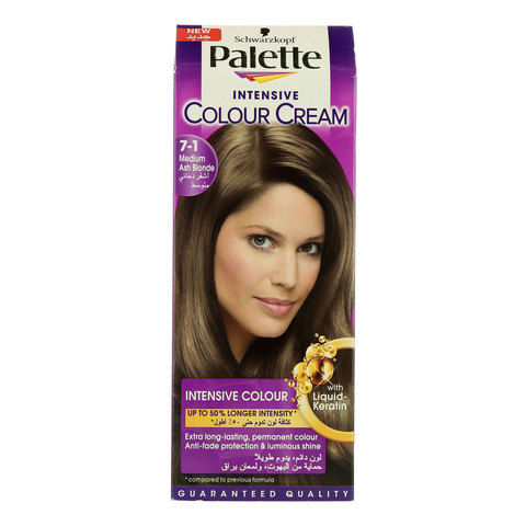 Schwarzkopf Palette 7-1 Medium Ash Blonde Intensive Colour Cream