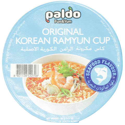 Paldo Original Korean Ramyun Cup Seafood Flavour 65g