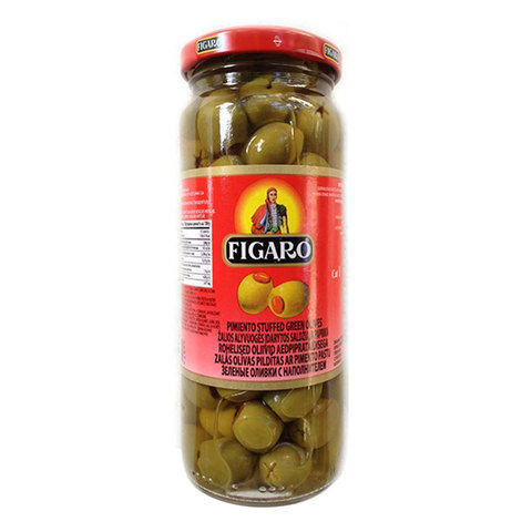 Figaro Stuff Green Olives Pim 340g
