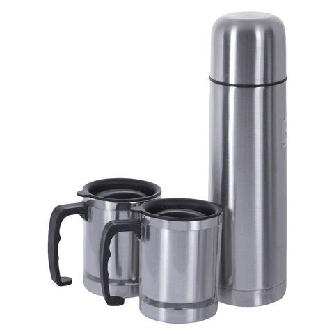 Nessan Flask 1L+2Pcs Mugs 350Ml