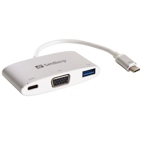 Sandberg Dock USB-C Mini VGA+USB