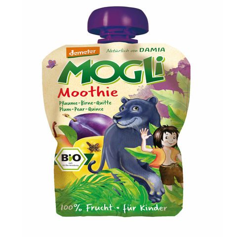 Mogli Moothie Plum, Pear, Quince 100 g