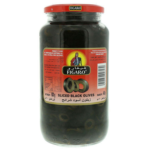 Figaro Sliced Black Olives 920g