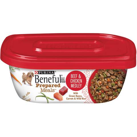Purina Beneful Prepared Meals Beef & Chicken Medley 283g