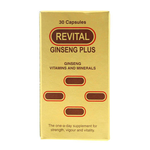 Revital Ginseng Plus 30 Capsules