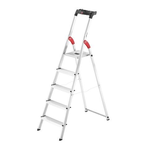 Hailo 5-Step Ladder L60 Easyclix