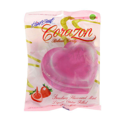 HartBeat Corazon Strawberry flavored Mint Beloved Candy 150g