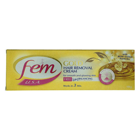 Fem Gold Hair Removal Cream With Lotion 110G