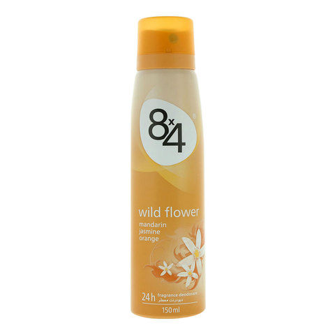 8X4 Wild Flower Fragrance Deodorant 150ml